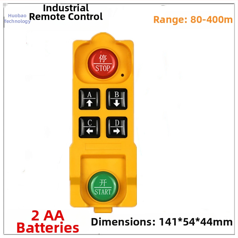 DC DC12-48V négyirányú vezeték nélküli távirányító kapcsoló ipari berendezések lámpa emelőmotor előre és hátra vezérlő
