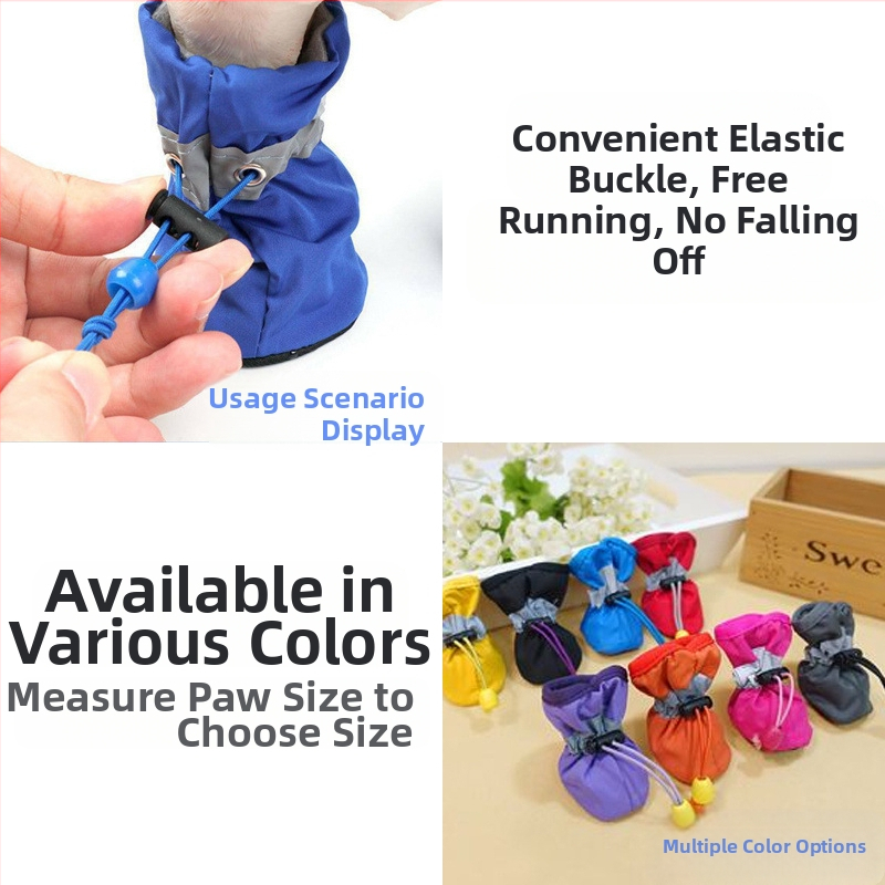 Šunų batai yra atsparūs vandeniui ir nesideformuoja, kačių batai tinkami išeiti į lauką, maži ir vidutinio dydžio šunys nėra atsparūs įbrėžimams, naminių gyvūnėlių neslystantys minkšti batai ir aulinukai