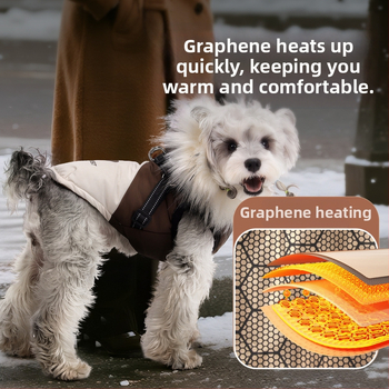 Φθινοπωρινά και Χειμερινά Νέα Ρούχα Σκύλων για Υπαίθριες Δραστηριότητες Κουταβιών με Κουκούλα, Επένδυση από Φλις, Αντιψυκτικό Μπουφάν για Κατοικίδια Σκύλοι, Γιλέκο Teddy Bichon