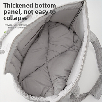 Καπιτονέ τσάντα μεταφοράς κατοικίδιων, τσάντα για γάτες εξωτερικού χώρου, τσάντα ώμου, πτυσσόμενη τσάντα για κουτάβια και γάτες με κεφαλή έξω, πτυσσόμενη τσάντα αποθήκευσης