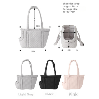 Καπιτονέ τσάντα μεταφοράς κατοικίδιων, τσάντα για γάτες εξωτερικού χώρου, τσάντα ώμου, πτυσσόμενη τσάντα για κουτάβια και γάτες με κεφαλή έξω, πτυσσόμενη τσάντα αποθήκευσης