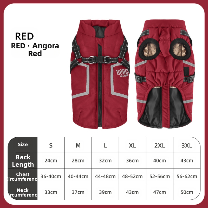 Koera puuvillane mantel veojõuga, helkur sügis- ja talveriided, soe grafeenist kerge lemmikloomavest, ühevärviline koer