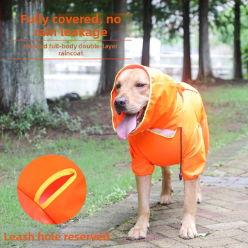 Αδιάβροχο για μεγάλα σκυλιά, Golden Retriever Border Pastoral Labrador, μεσαίου και μεγάλου μεγέθους, τετράποδο, αντανακλαστικό καπέλο για κατοικίδια, αδιάβροχο tpu