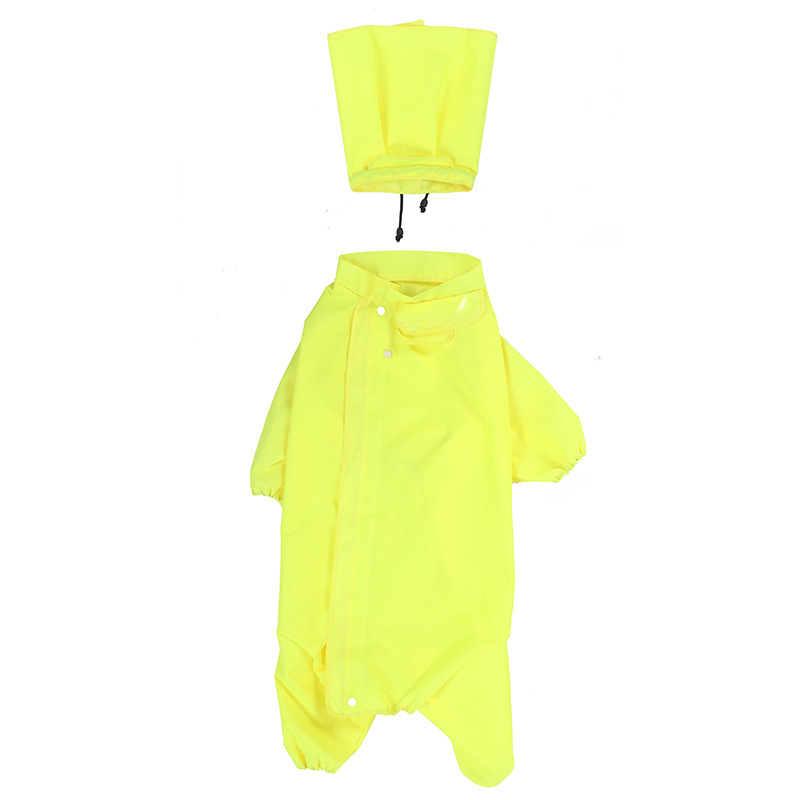 Nagy kutyáknak való, mindent tartalmazó esőkabát, golden retriever, border pásztor labrador, közepes és nagy testű kutyáknak, négylábúaknak való, fényvisszaverő sapkás kisállat esőkabát, tpu