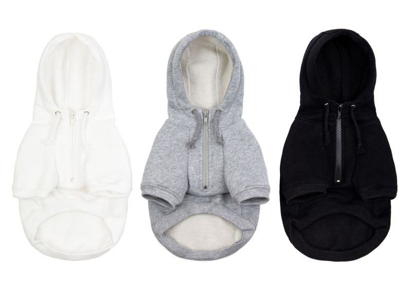 Kisállatruhák új őszi és téli polár cipzáras malátacsíkkal, kalappal, kétlábú pulóverrel, kutyaruha