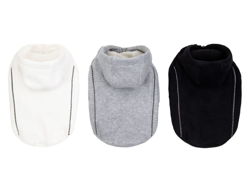 Kisállatruhák új őszi és téli polár cipzáras malátacsíkkal, kalappal, kétlábú pulóverrel, kutyaruha