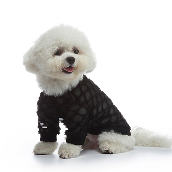 Διασυνοριακά ρούχα για σκύλους, φθινοπωρινά και χειμερινά, με βελούδινο πλέγμα σε αντίθεση χρώματος, ελαστικά ρούχα για κατοικίδια κατά της τριχόπτωσης