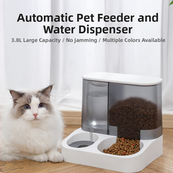 Uus visuaalne automaatne lemmikloomade söötja kassijootur koerakauss kassivann veesöötmiskauss koeratoidu hoiustamise ämber