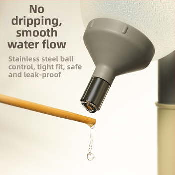 Συσκευή πόσιμου νερού για σκύλους που δεν βρέχει το στόμα, κρεμασμένη, ρυθμιζόμενη, κρεμαστή, ενσωματωμένη, αφαιρούμενη και πλενόμενη, λεκάνη νερού