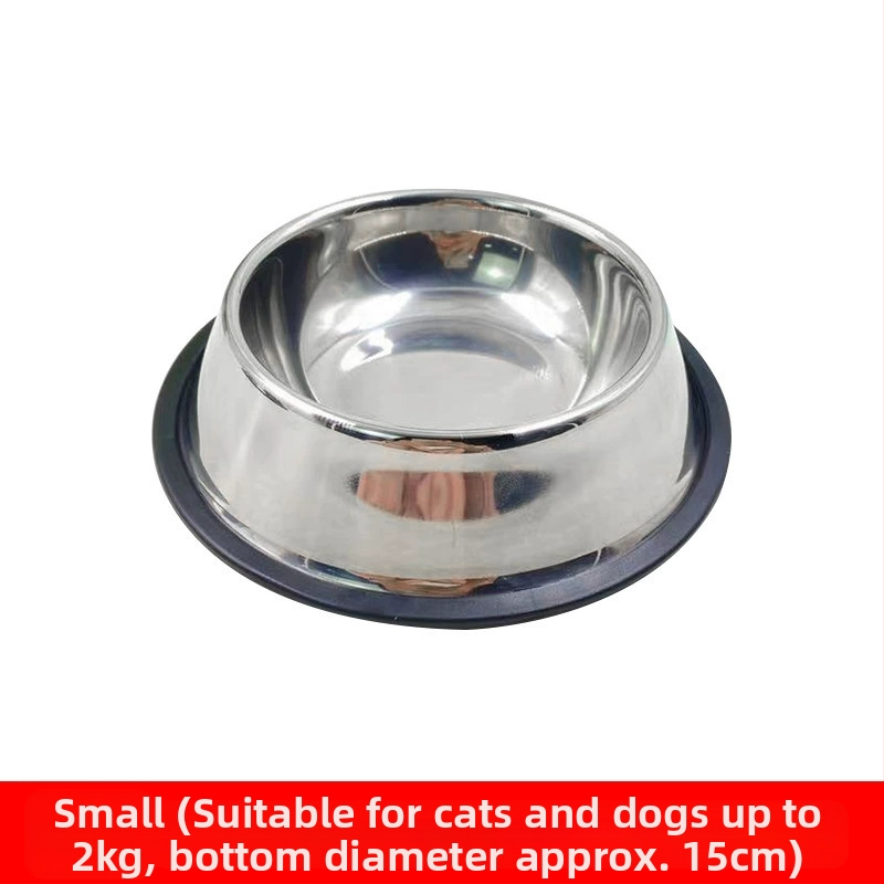 Rozsdamentes acél kutyatál, kutyatál, kopogásgátló kutyatál, kutyatál, nagyméretű kutyaetető, túlméretezett kutyatál