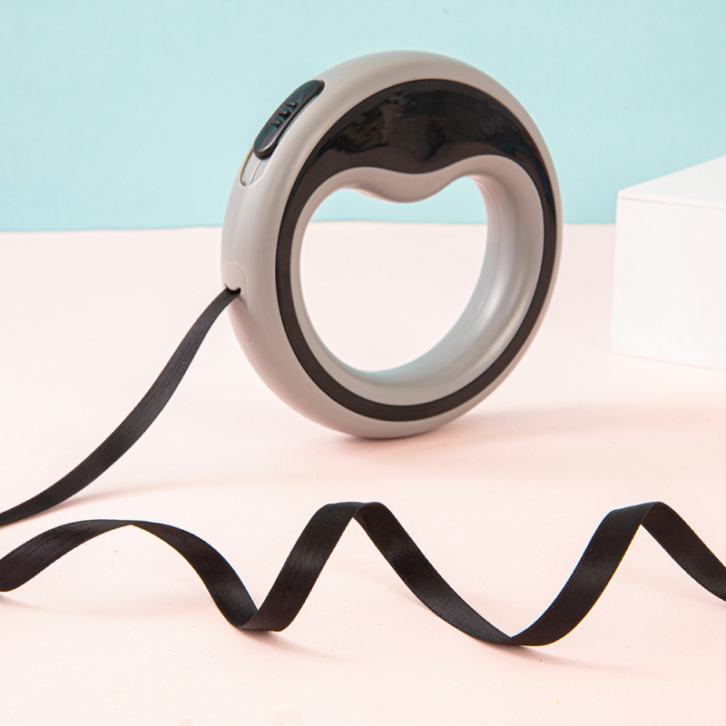 Kisállat pórázgyűrű automatikus visszahúzható póráz kutyasétáltató kötél kis és közepes méretű kutyáknak kültéri póráz kutyapóráz