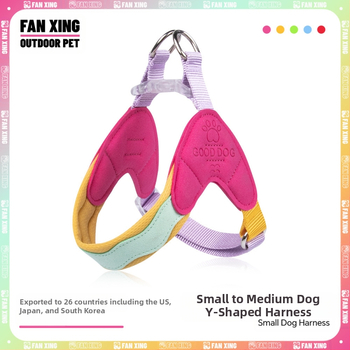 New Wave Dopamin Y-oblikovani povodac za pse na otvorenom, protiv odvajanja, plišani bišon, uže za hodanje malih pasa