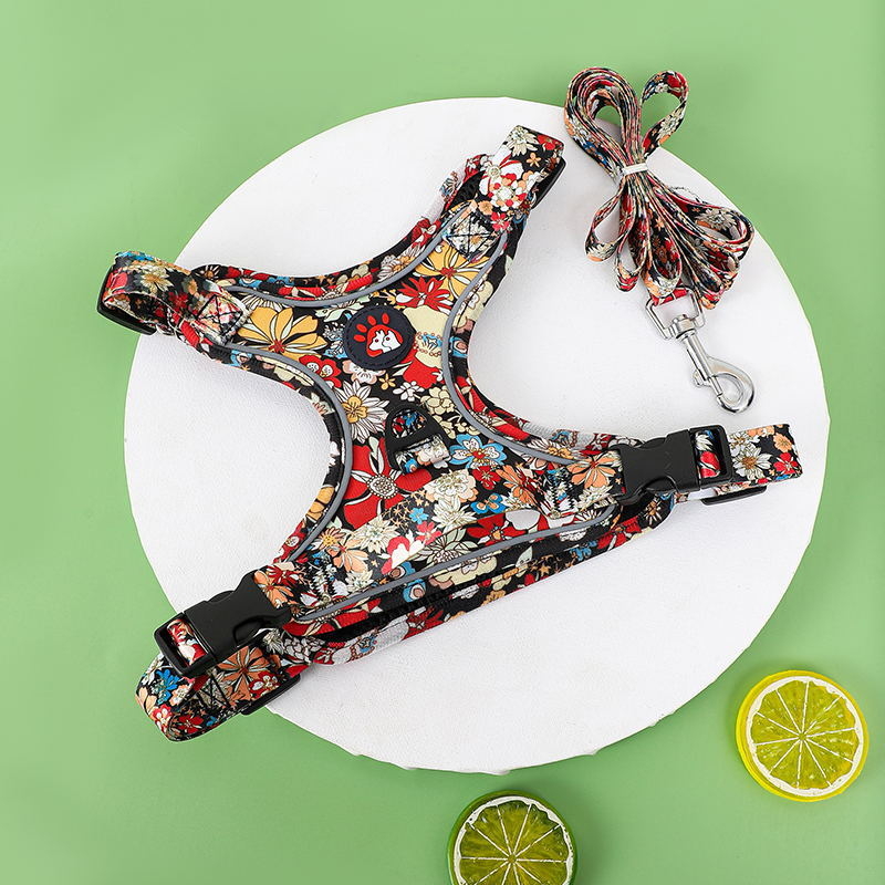 Amazon Explosions Pet Chest Back kínai stílusú mellkas hát Teddy Bixiong új mellkasi öv vonókötél kutyasétáltató kötél