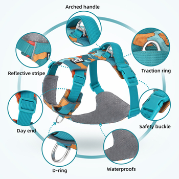 Λουρί σκύλου για κατοικίδια με ανακλαστική ζώνη, ανθεκτικό στις εκρήξεις, για μικρό και μεσαίο μέγεθος, έτοιμο προς πώληση