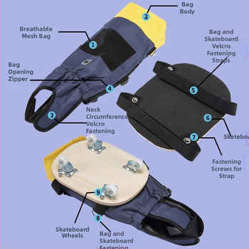 Είδη κατοικίδιων ζώων τσάντα ρυμούλκησης κάτω μέρους σώματος για σκύλους με αναπηρία, σκούτερ, περπάτημα κατοικίδιων, σκούτερ για ταλαιπωρία, αυτοκίνητο με υποβοήθηση για περπάτημα