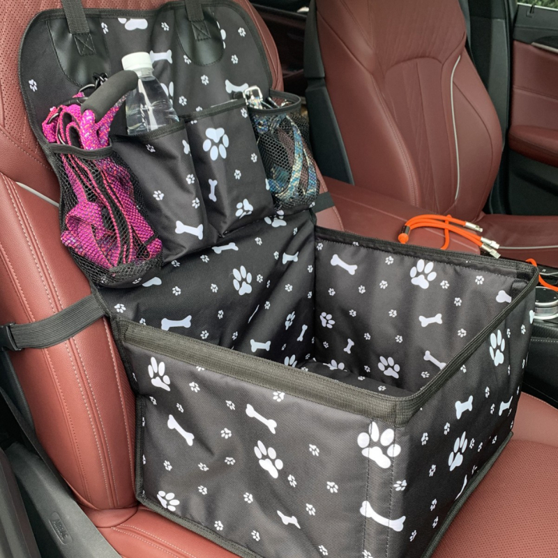Autós kisállat-fészek, kutyás kirándulásokhoz való autós üléspárna, kutyafészek autóba, macskafészek, kutya első és hátsó biztonsági ülés