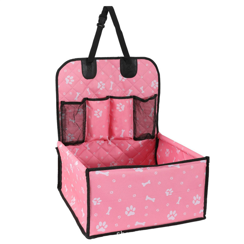 Autós kisállat-fészek, kutyás kirándulásokhoz való autós üléspárna, kutyafészek autóba, macskafészek, kutya első és hátsó biztonsági ülés
