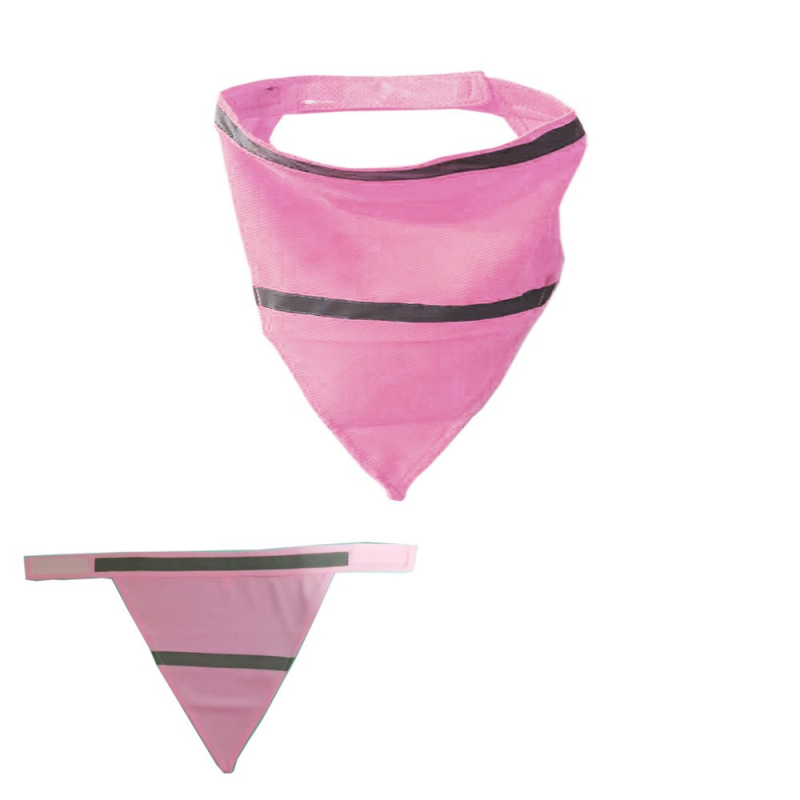 Suurele koerale mõeldud fluorestseeruv lemmikloomade kolmnurkne sall takjapaelaga, koera kaelasall, peegeldav süljesall, sall, kaelarätt, helendav fluorestseeruv