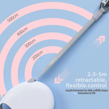 Αυτόματο αναδιπλούμενο σχοινί έλξης σε σχήμα αυγού για σκύλους, αναδιπλούμενο σχοινί για περπάτημα σκύλου, τεχνητό σχοινί σκύλου χωρίς χέρια