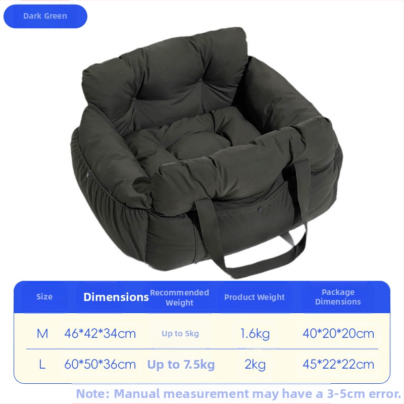 Lemmiklooma autopesa Eemaldatav ja pestav kaasaskantav koerakuut Kaasaskantav õues kasutatava lemmiklooma kott Auto lemmikloomapadi autosse