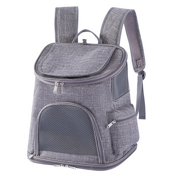 Σακίδιο πλάτης για κατοικίδια, κυλινδρικό πάνω μέρος με φεγγίτη, τσάντα για γάτες, φορητή υφασμάτινη τσάντα κατοικίδιων Oxford με σακίδιο πλάτης για γάτες, σκύλους και κουνέλια