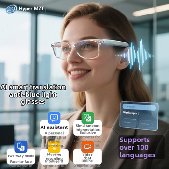 F16 uued tehisintellektiga tõlkeprillid Bluetooth-tõlkeks, 100+ keelt, reaalajas tõlkeprillid laulude kuulamiseks ja helistamiseks