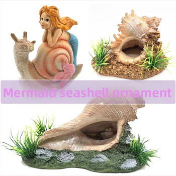 Akvaariumi kaunistused, haljastus, merineitsi, akvaariumi kaunistused, loominguline maastik, merikarpide kaunistused