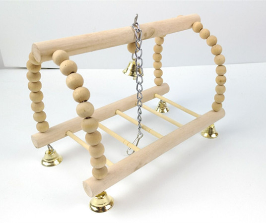 κατοικίδιο αστείο παπαγάλος τετράγωνη βάση βάσης ράβδος σκάλα αναρρίχηση πουλιών κούνια διασκέδασης τροχός περιστρεφόμενη σκάλα παιχνίδι κρεμαστό δαχτυλίδι