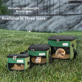 Φορητό κλουβί για χάμστερ, φορητή τσάντα για πακέτο, ινδικό χοιρίδιο, τσάντα για σκίουρους, φορητό αναπνεύσιμο κλουβί για κατοικίδια, φορητό αναπνεύσιμο κλουβί