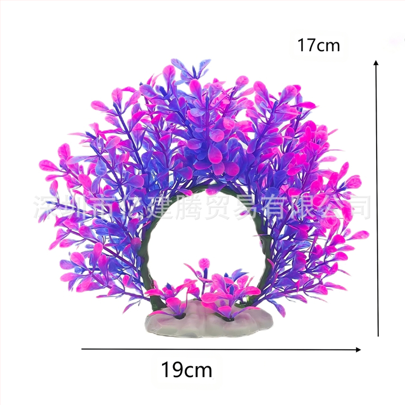Kõrge imitatsiooniga veetaimed, kalapaak, akvaarium, kiviktaimla, haljastuskaunistused, võltsveetaimed, deformeeruv ja painutav lillevärav
