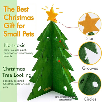 Ξύλινη ταΐστρα για λαγουδάκια, ινδικά χοιρίδια, χάμστερ, λαχανικών, παιχνίδι παζλ, ταΐστρα για κατοικίδια