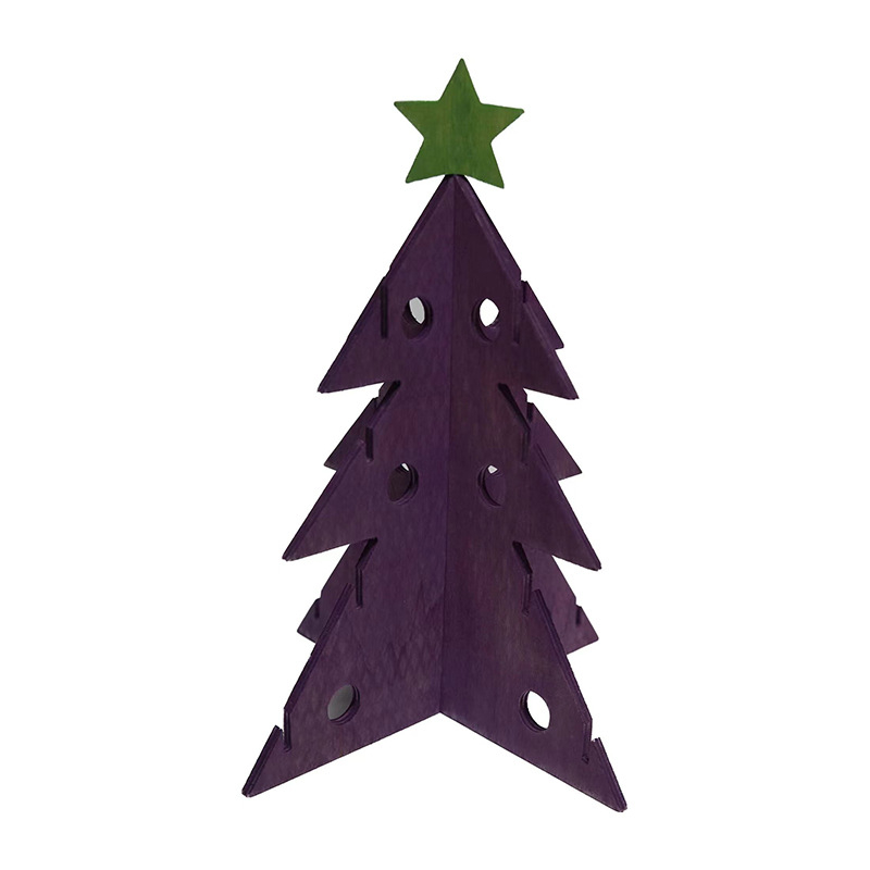 Hrănitoare de animale de companie din lemn, tip puzzle, pentru pom de Crăciun, cu iepurași, suport pentru legume, pentru hamster, pentru porc de Guineea