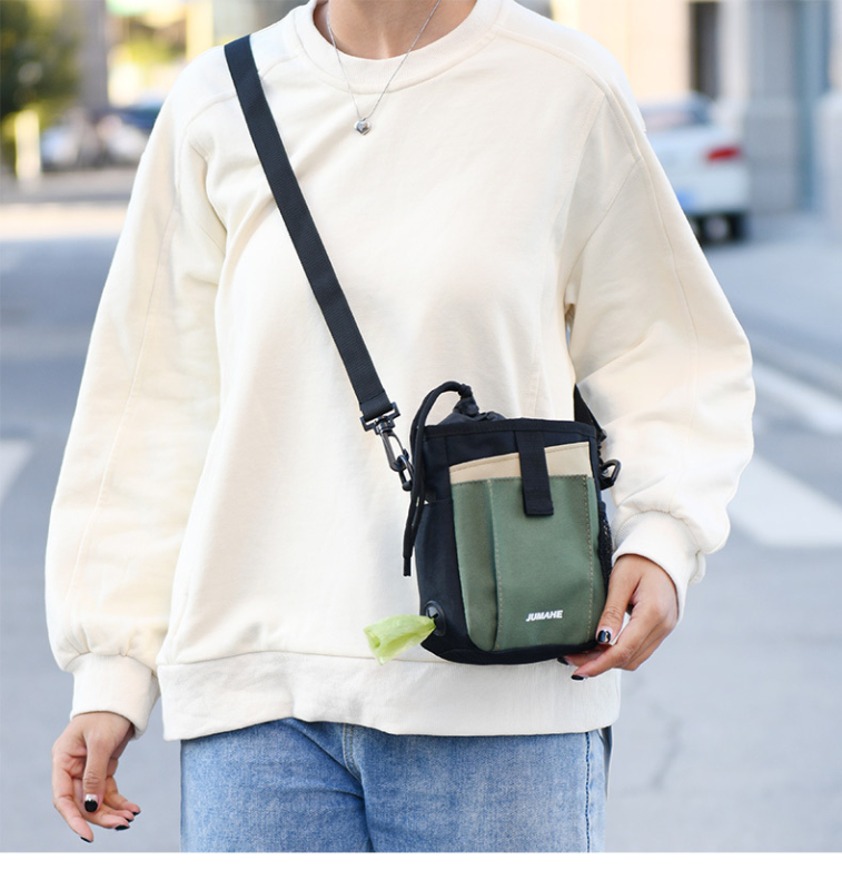 Uus piiriülene lemmikloomakott, koerte treenimiseks mõeldud lemmikloomade väljasõiduks mõeldud lemmikloomade treeningkott, mugav suure mahutavusega koerte suupistekott õues kasutamiseks