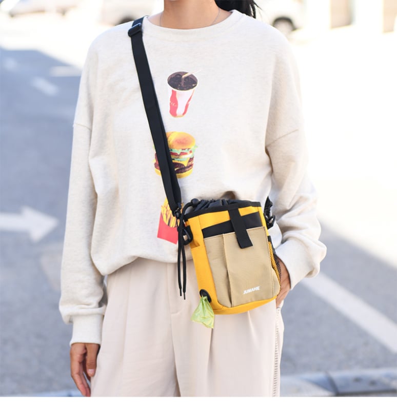 Uus piiriülene lemmikloomakott, koerte treenimiseks mõeldud lemmikloomade väljasõiduks mõeldud lemmikloomade treeningkott, mugav suure mahutavusega koerte suupistekott õues kasutamiseks