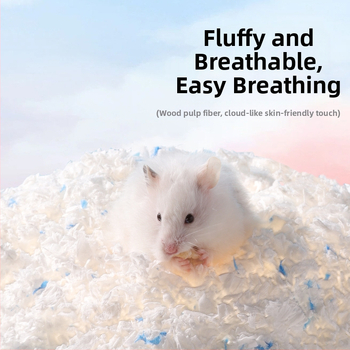 Tolmuvaba paberpuuvill, mahutavusega 1800g, sügis- ja talvekuub, soe, pehme ja soe hamstripolster, haljastustarvikud, tehase sirged juuksed.