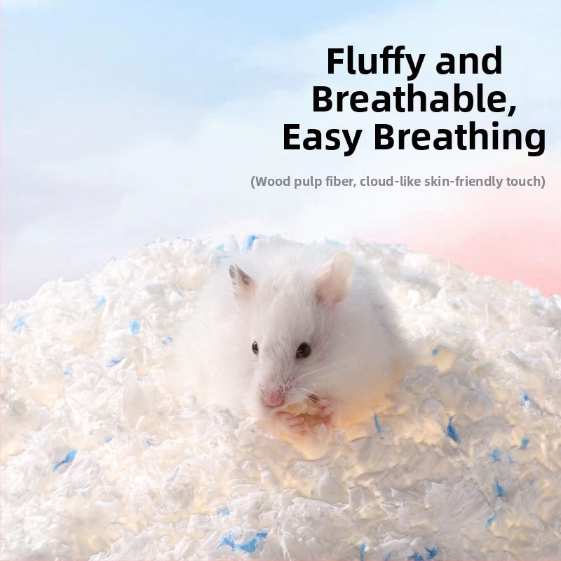 Памучна хартия без прах с голям капацитет 1800 г, есен и зима, топла, мека, топла, подплънка за хамстер, озеленяване, доставки за фабрична права коса