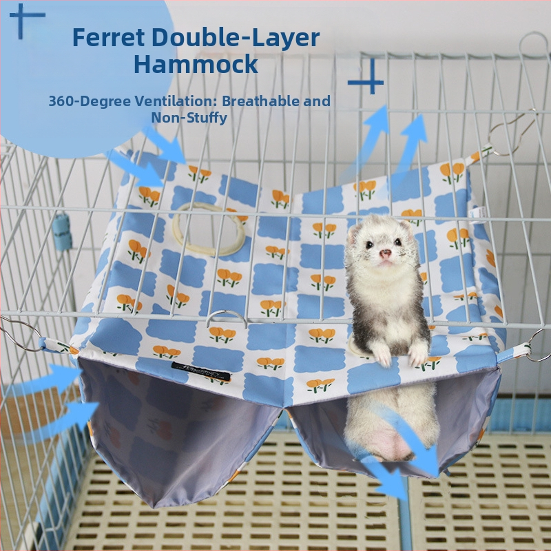 Tuhkru kahekihiline võrkkiige tunnelpesa mee-oravale, väikese lemmiklooma oravale mõeldud rippuv pesa kanal, suvine piiriülene lemmiklooma naaritsa magamiskott