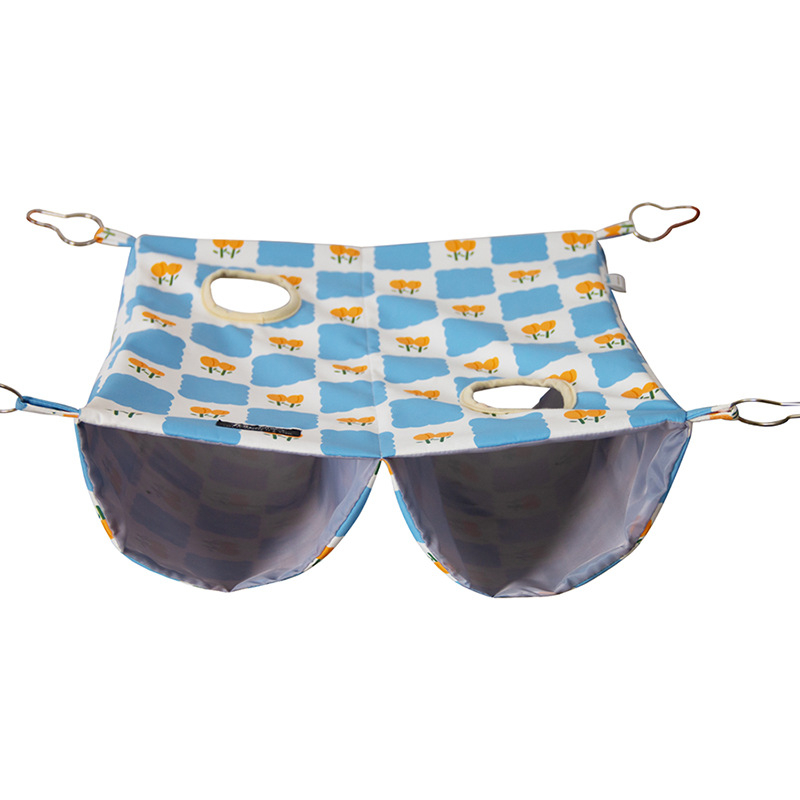 Tuhkru kahekihiline võrkkiige tunnelpesa mee-oravale, väikese lemmiklooma oravale mõeldud rippuv pesa kanal, suvine piiriülene lemmiklooma naaritsa magamiskott