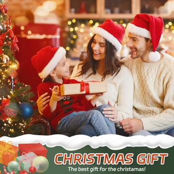 Трансгранична новогодишна празнична шапка с камбанка, конска шапка, червена удебелена трансгранична парти коледна шапка, декоративна шапка, етикетиране