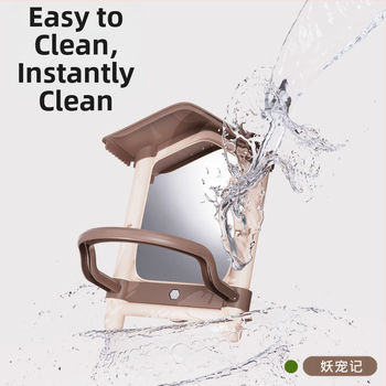 Μεγάλο κρεμαστό κλουβί με διακοσμητικό καθρέφτη παπαγάλου για παπαγαλάκια, πιτσουνάκια, κοκατίλ και μικρά πουλιά