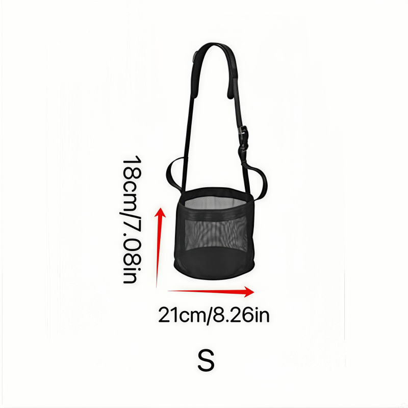 Eriti suure mahutavusega aeglaselt söötva hobuse õlgkott, kootud riidest kulumiskindel kott, käekott, hundi- ja tiigrikindel heina hoiukott