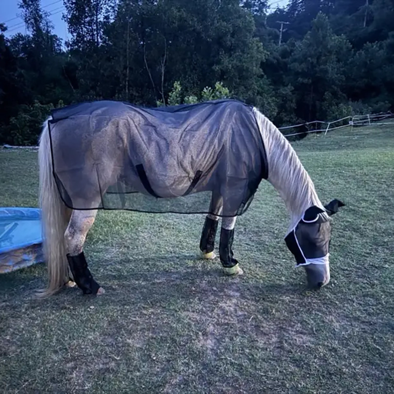 Sääsevastased hobuseriided, võrkkangast, hingav, kulumiskindel, suvine kärbsevastane sääsevõrk, ratsaspordi tooted