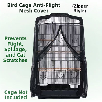 Paukščių narvelio uždanga nuo taškymosi Kvadratinis paukščių narvelio uždanga nuo plunksnų Mažas tinklelio narvelis Narvelis nuo uodų