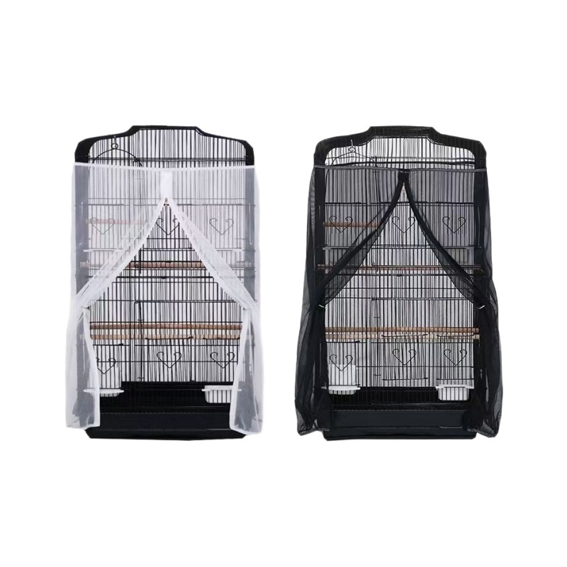 Paukščių narvelio uždanga nuo taškymosi Kvadratinis paukščių narvelio uždanga nuo plunksnų Mažas tinklelio narvelis Narvelis nuo uodų