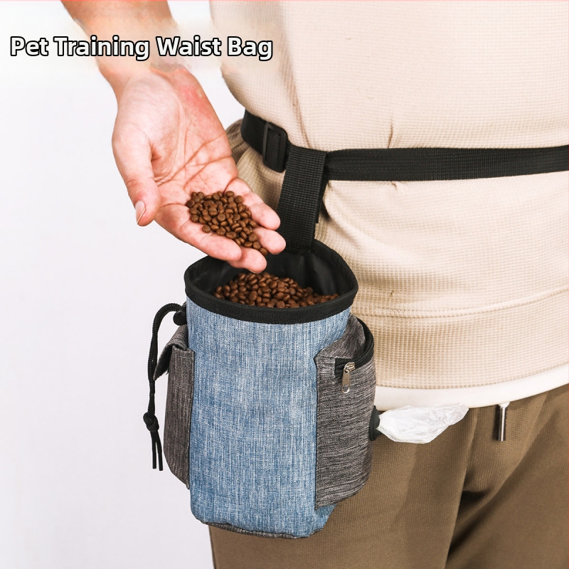 Lemmikloomatarvete vöökott Lemmikloomade treeningkott Õuesuupistete kott Kassi ja koera õuetarbed Multifunktsionaalne väljasõidutreeningu vöökott