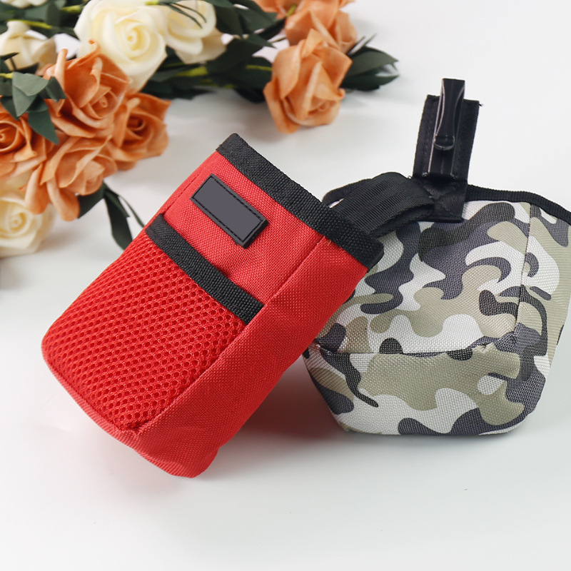 Lemmikloomade suupistekott, kaasaskantav vöökott koerte jalutamiseks õues, koerte treenimine, koeratoidukott, veekindel Oxfordi riidest suupistekott