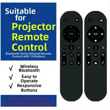 Διασυνοριακό τηλεχειριστήριο υπέρυθρης φωνητικής Bluetooth Smart TV Box 2.4g Air Flying Squirrel Mini Ασύρματο πληκτρολόγιο 16 πλήκτρων