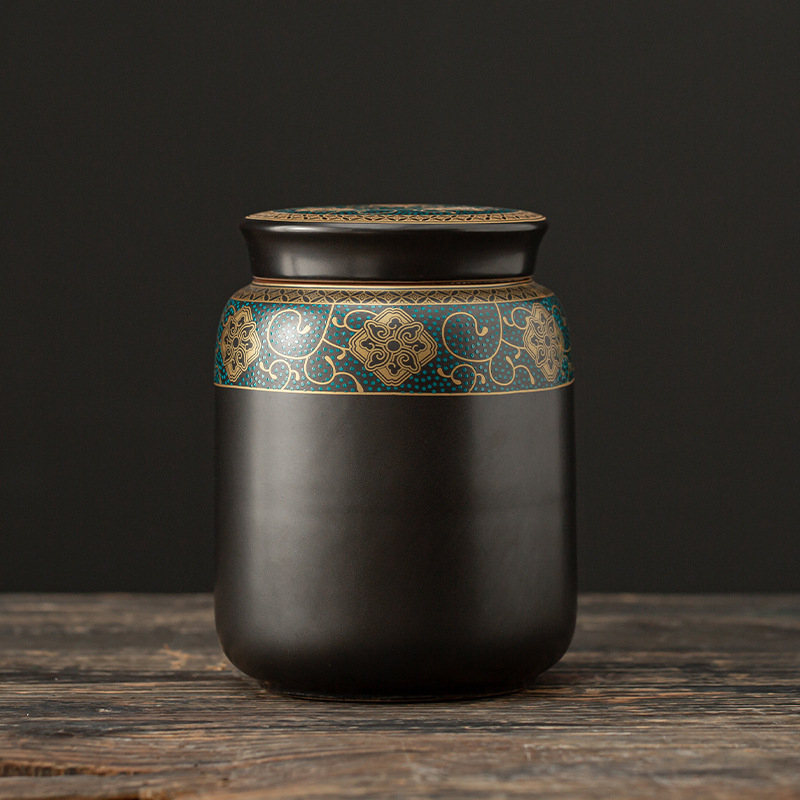 Üheksa käsitöölise stiilis Hiina antiikne keraamiline teekann, pu'er tee, must tee, suletud purk, loominguline kung fu teekomplekt, Qin stiilis teekann