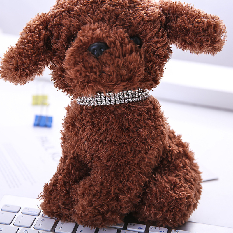 Xiyin Pinduoduo sildistamise rhinestones mood ripats lemmiklooma kaelakee kass kristallkaelarihm koera luust ehted