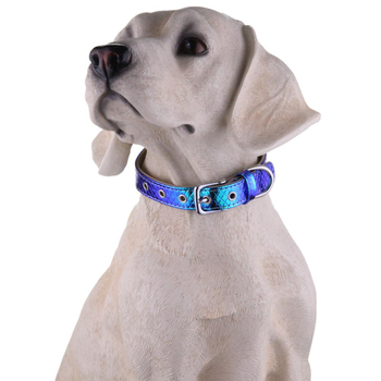 Άνετο Magic Color Laser Luminous Optimal Κολάρο Σκύλου από Μικροΐνες με Ρυθμιζόμενο Σχέδιο Φιδιού για Γάτες και Σκύλους, Αξεσουάρ για Κατοικίδια, Κολάρο